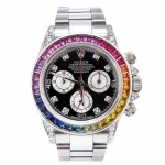 DAYTONA RAINBOW DIAMOND SILVER STAINLESS STEEL 40MM 116599 RBOW