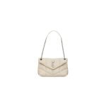 PUFFER SMALL CHAIN BAG IN QUILTED LAMBSKIN