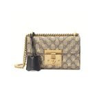 Padlock small GG bees shoulder bag