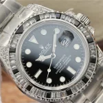 SUBMARINER SILVER BLACK DIAMOND 40MM 116759 SANR-74769Bril - Image 5