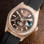Rolex Sky-Dweller Oyster 42 mm Everose gold 326235-0005 New - Image 7