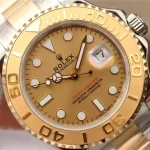 YACHT MASTER 1 GOLDMIX (GOLDEN DIAL ) STAINLESS STEEL 40MM 16623 - Image 7