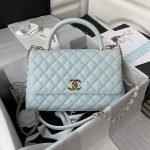 CHANEL Coco Handle Bag Small — Chanel handbag detail view 2