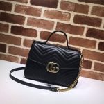Gucci GG Marmont Small Top Handle Bag — Gucci handbag detail view 2