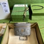GG Matelass' top handle mini bag — Gucci handbag detail view 2