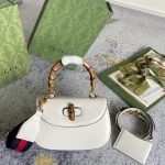 GUCCI BAMBOO 1947 JUMBO GG SMALL TOP HANDLE BAG - Image 2