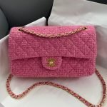 Chanel Tweed Medium Classic Flap Bag - Image 2