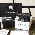 SMALL BOY CHANEL HANDBAG — Chanel handbag detail view 2