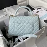 CHANEL Coco Handle Bag Small — Chanel handbag detail view 3