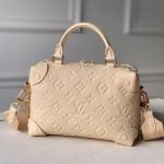 Louis Vuitton Petite Malle Souple Handbag — Louis Vuitton handbag detail view 3
