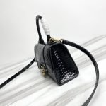 Balenciaga WOMEN’S HOURGLASS XS HANDBAG CROCODILE EMBOSSED - Image 3
