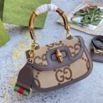 GUCCI BAMBOO 1947 JUMBO GG SMALL TOP HANDLE BAG - Image 3