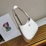 Prada Cleo brushed leather shoulder bag - Image 3