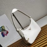 Prada Re-Edition Saffiano leather mini bag — Prada handbag detail view 3