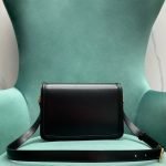 SOLFERINO MEDIUM SATCHEL IN BOX SAINT LAURENT LEATHER — Saint Laurent handbag detail view 3