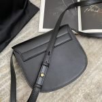 KAIA SMALL SATCHEL IN SMOOTH LEATHER — Saint Laurent handbag detail view 3
