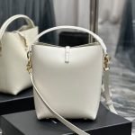 YSL LE 37 IN SHINY LEATHER — Saint Laurent handbag detail view 4