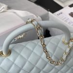 CHANEL Coco Handle Bag Small — Chanel handbag detail view 4