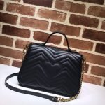 Gucci GG Marmont Small Top Handle Bag — Gucci handbag detail view 4
