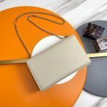 KATE MEDIUM CHAIN BAG IN GRAIN DE POUDRE EMBOSSED LEATHER - Image 4