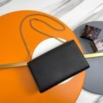 KATE MEDIUM CHAIN BAG IN GRAIN DE POUDRE EMBOSSED LEATHER - Image 4