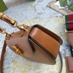 GUCCI BAMBOO 1947 JUMBO GG SMALL TOP HANDLE BAG - Image 4