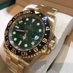 Rolex GMT-Master II Yellow Gold Automatic Green Dial Men’s Watch 116718-LN-78208 - Image 5