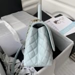 CHANEL Coco Handle Bag Small — Chanel handbag detail view 5
