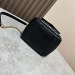 YSL Joe quilted lambskin mini bucket — Saint Laurent handbag detail view 5
