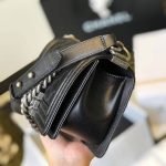 SMALL BOY CHANEL HANDBAG — Chanel handbag detail view 5