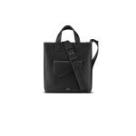 SADDLE TOTE BAG WITH SHOULDER STRAP