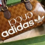 adidas x Gucci mini duffle bag — Gucci handbag detail view 6