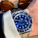 Rolex Submariner Date 116659 SABR 18k White Gold Diamonds Sapphires UNWORN - Image 3