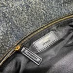 YSL PUFFER MEDIUM IN SUEDE AND DENIM - Image 7
