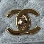 CHANEL Coco Handle Bag Small — Chanel handbag detail view 7