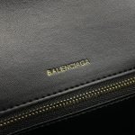 Balenciaga WOMEN’S HOURGLASS SMALL HANDBAG CROCODILE EMBOSSED — Balenciaga handbag detail view 7