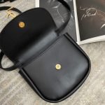KAIA SMALL SATCHEL IN SMOOTH LEATHER — Saint Laurent handbag detail view 7