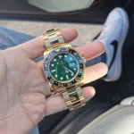 Rolex GMT-Master II Yellow Gold Automatic Green Dial Men’s Watch 116718-LN-78208 - Image 4