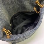 YSL PUFFER MEDIUM IN SUEDE AND DENIM - Image 8