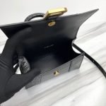 Balenciaga WOMEN’S HOURGLASS XS HANDBAG CROCODILE EMBOSSED - Image 8