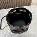 YSL Joe quilted lambskin mini bucket — Saint Laurent handbag detail view 8