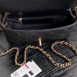 CHANEL Flap Bag with Top Handle(HIGH-END GRADE) - Image 8