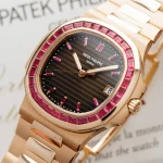 AAAAA-Patek Philippe Nautilus Rose Gold Brown Ruby Dial 40mm Ruby Bezel 5723/112R-001 – BRAND NEW - Image 2