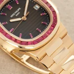 AAAAA-Patek Philippe Nautilus Rose Gold Brown Ruby Dial 40mm Ruby Bezel 5723/112R-001 – BRAND NEW - Image 4