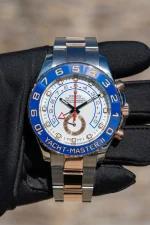 Rolex YACHT-MASTER II–(Rose Gold Strap) 116681-78211 - Image 8