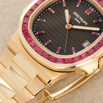 AAAAA-Patek Philippe Nautilus Rose Gold Brown Ruby Dial 40mm Ruby Bezel 5723/112R-001 – BRAND NEW - Image 3