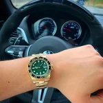 Rolex GMT-Master II Yellow Gold Automatic Green Dial Men’s Watch 116718-LN-78208 - Image 3