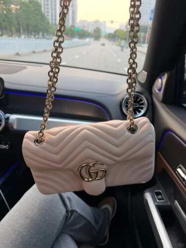 GG Marmont small shoulder bag photo review