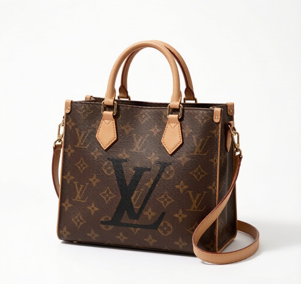 LV ONTHEGO MM in classic Monogram canvas — roomy everyday tote with dual carry options