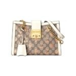 GG Padlock small berry tote bag